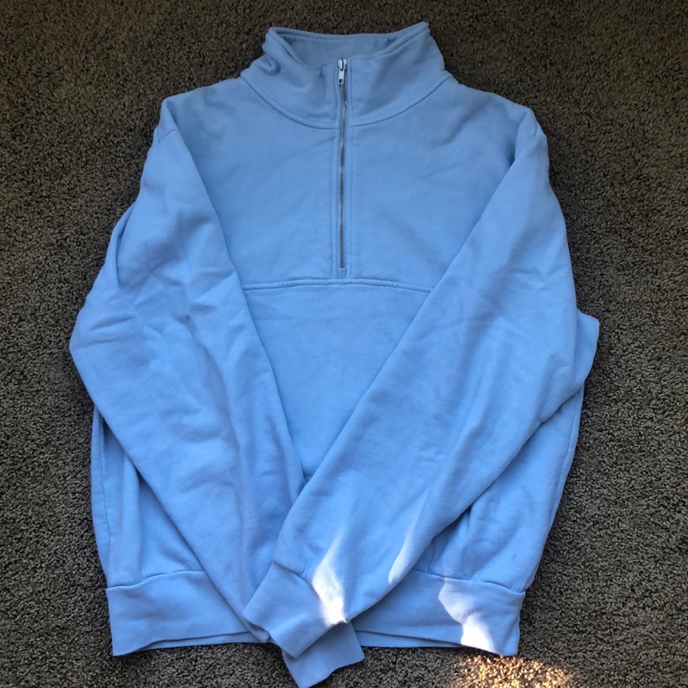 brandy melville quarter zip sweatshirt